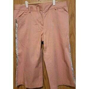 BCBG Maxazaria Capri Pants/Slacks w/sequins,Size 12